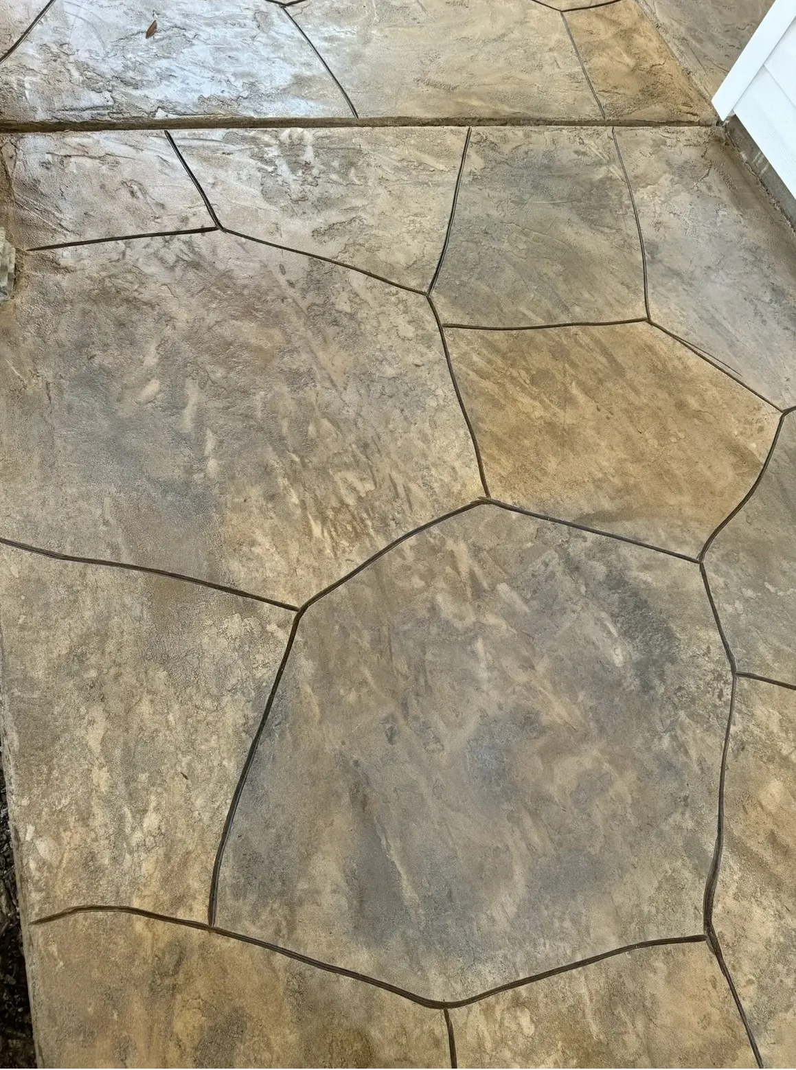 Natural-stone pattern overlay