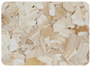 Kona Beige decorative flake color sample