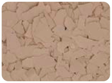 Latte decorative flake color sample