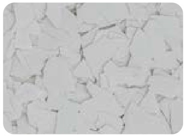 Antique White decorative flake color sample