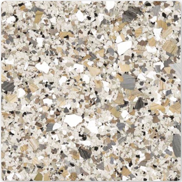 Quartzite decorative flake color sample