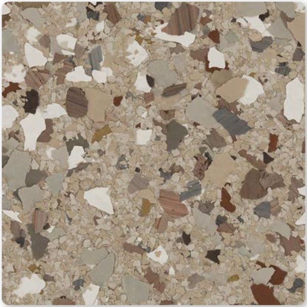 Phoenix decorative flake color sample