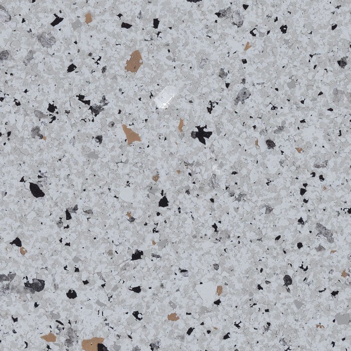 Peppercorn decorative flake color sample