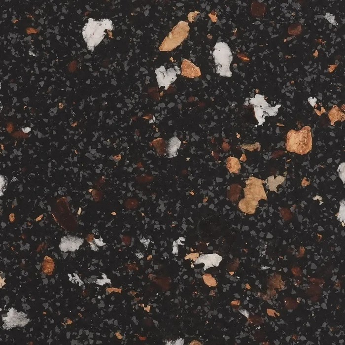 Foundry decorative flake color sample